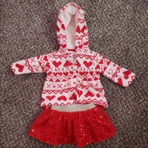 Valentine Sweetheart Baby Girl 2pc Set